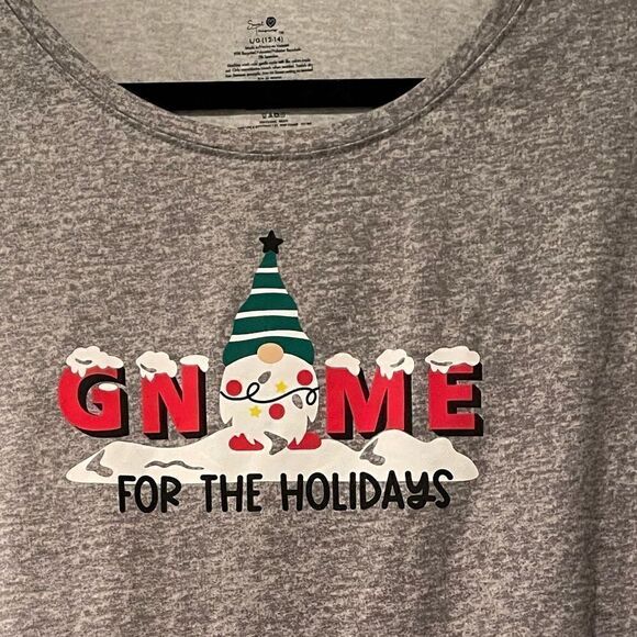 Christmas Holiday Long Sleeve Tee - Picture 1 of 6
